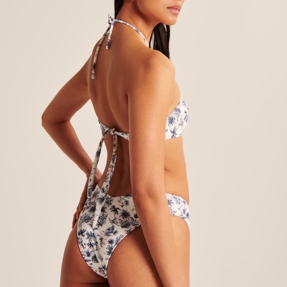 LAST CHANCE - Abercrombie Bikini Multiway Bralette Tall-Side High-Leg Cheeky - Picture 7 of 14